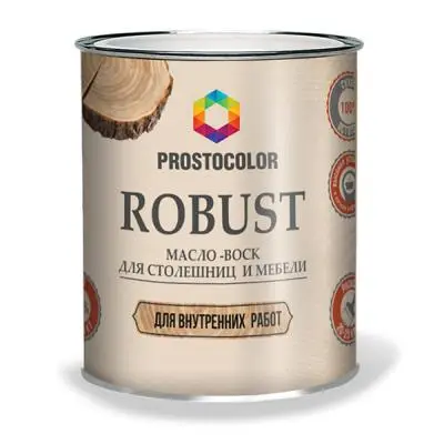 Масла для дерева Prostocolor масло для столешниц и мебели robust prostocolor, цвет дуб, 0,4л