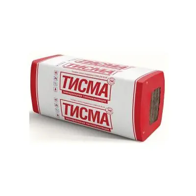 Теплоизоляция, мембраны плита минераловатная тисма s38mr, 50х600х1300мм, 16п
