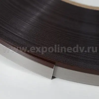 Кромка АКЦИЯ кромка 1,3*23 3165e шоколад/сталь v-nut
