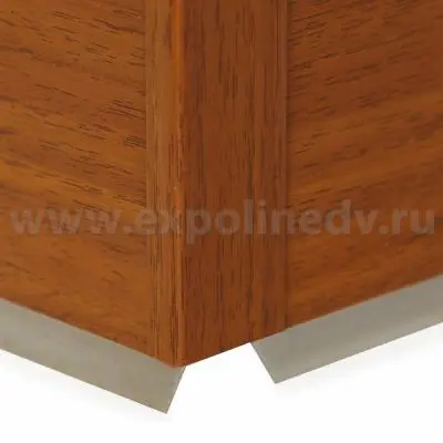 Цоколь кухонный орех французский заглушка для цоколя 100 мм угол 90° (18802261006)