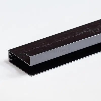 SLIM/FIT пгн профиль гориз. нижний slim/fit 5800мм графит браш глянец new